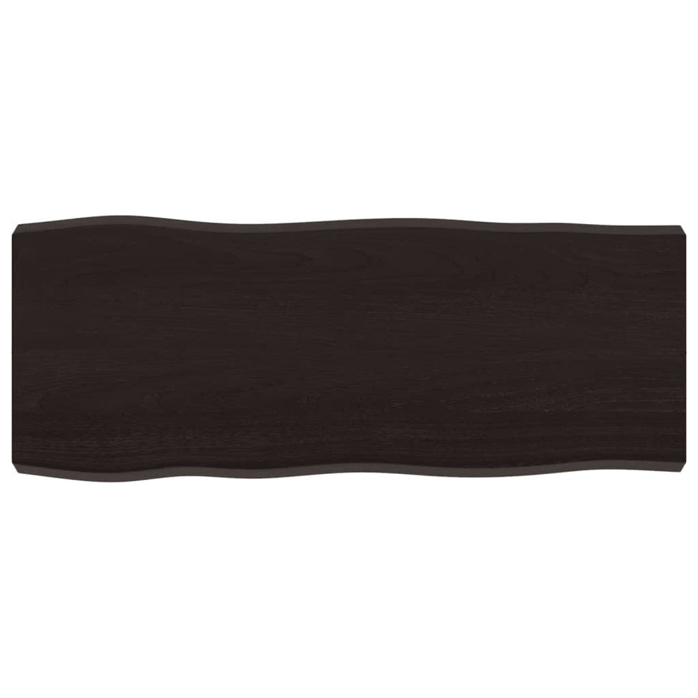 vidaXL Table Top 100x40x(2-6) cm Solid Wood Treated Live Edge