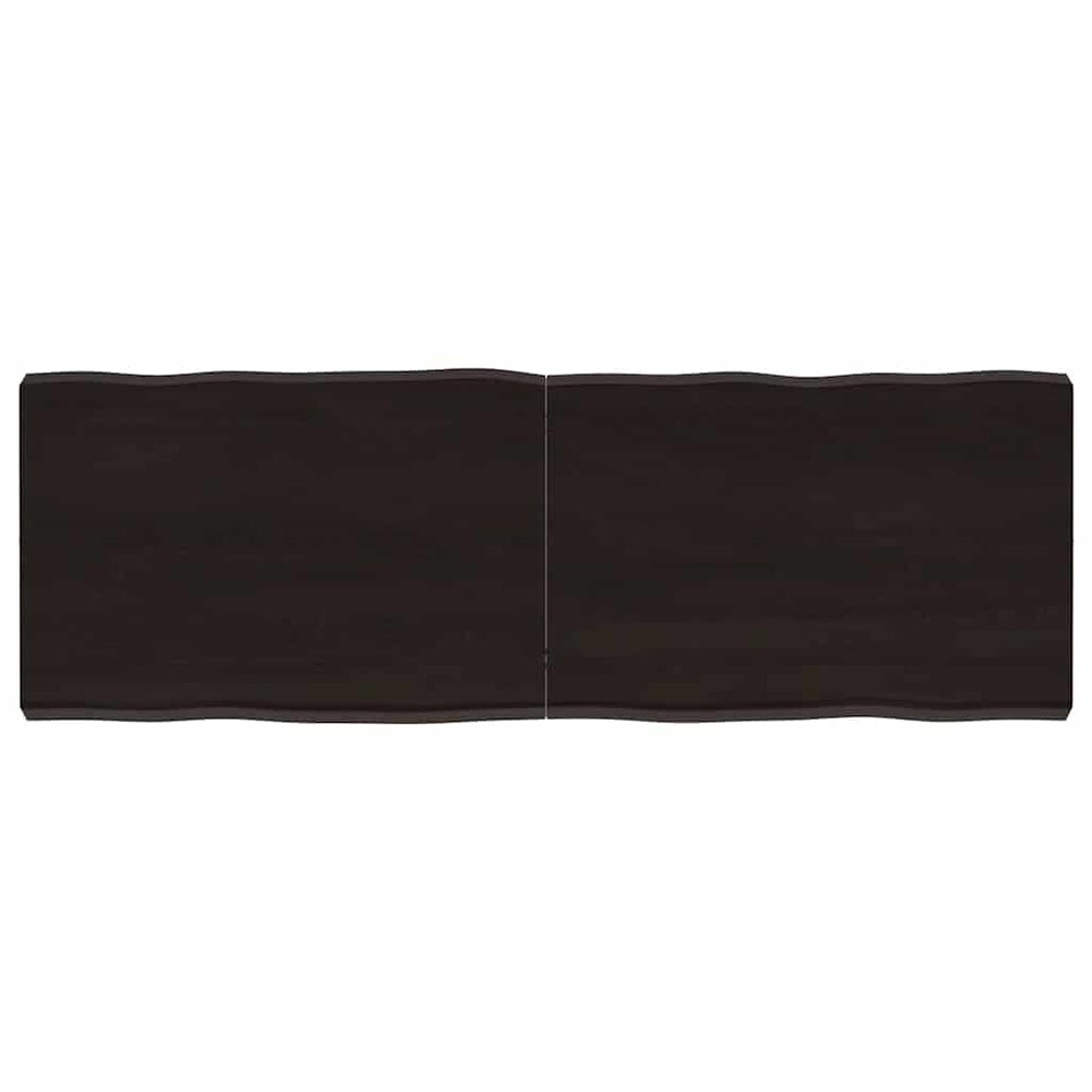 vidaXL Tabletop 120x40x(2-6) cm Solid Wood Live Edge