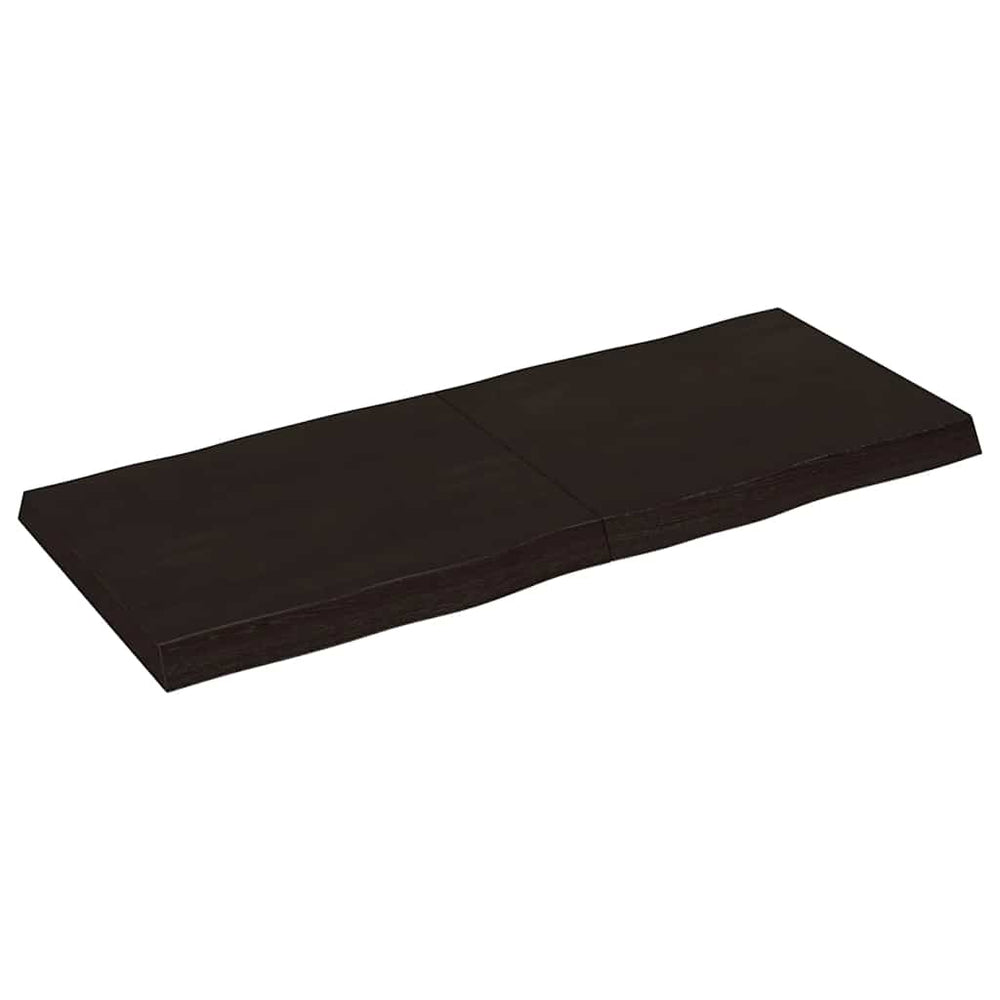 vidaXL Tabletop 120x50x(2-6) cm Solid Wood Treated Live Edge