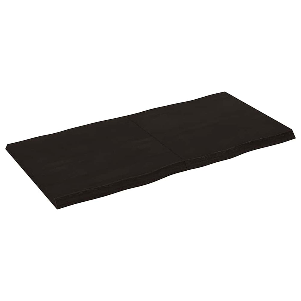 vidaXL Table Top 120x60x(2-4) cm Solid Wood Treated Live Edge