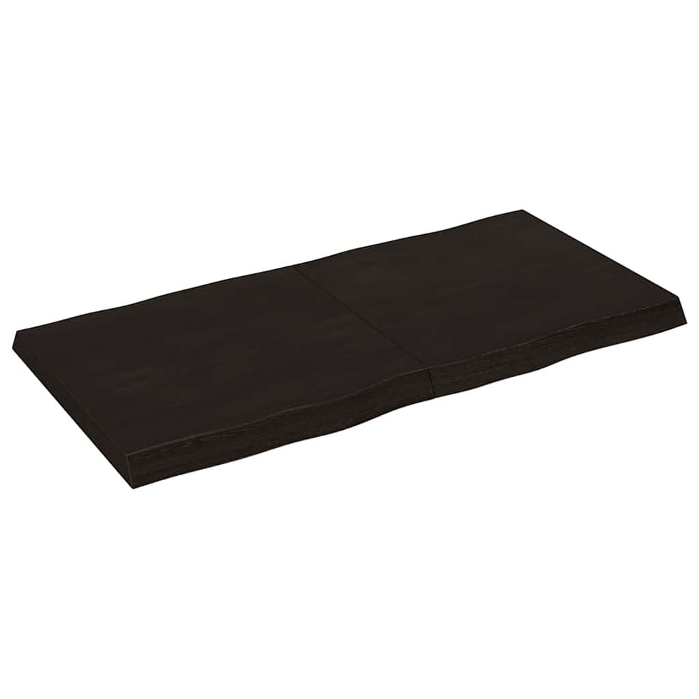 vidaXL Table Top 120x60x(2-6) cm Solid Wood Treated Live Edge