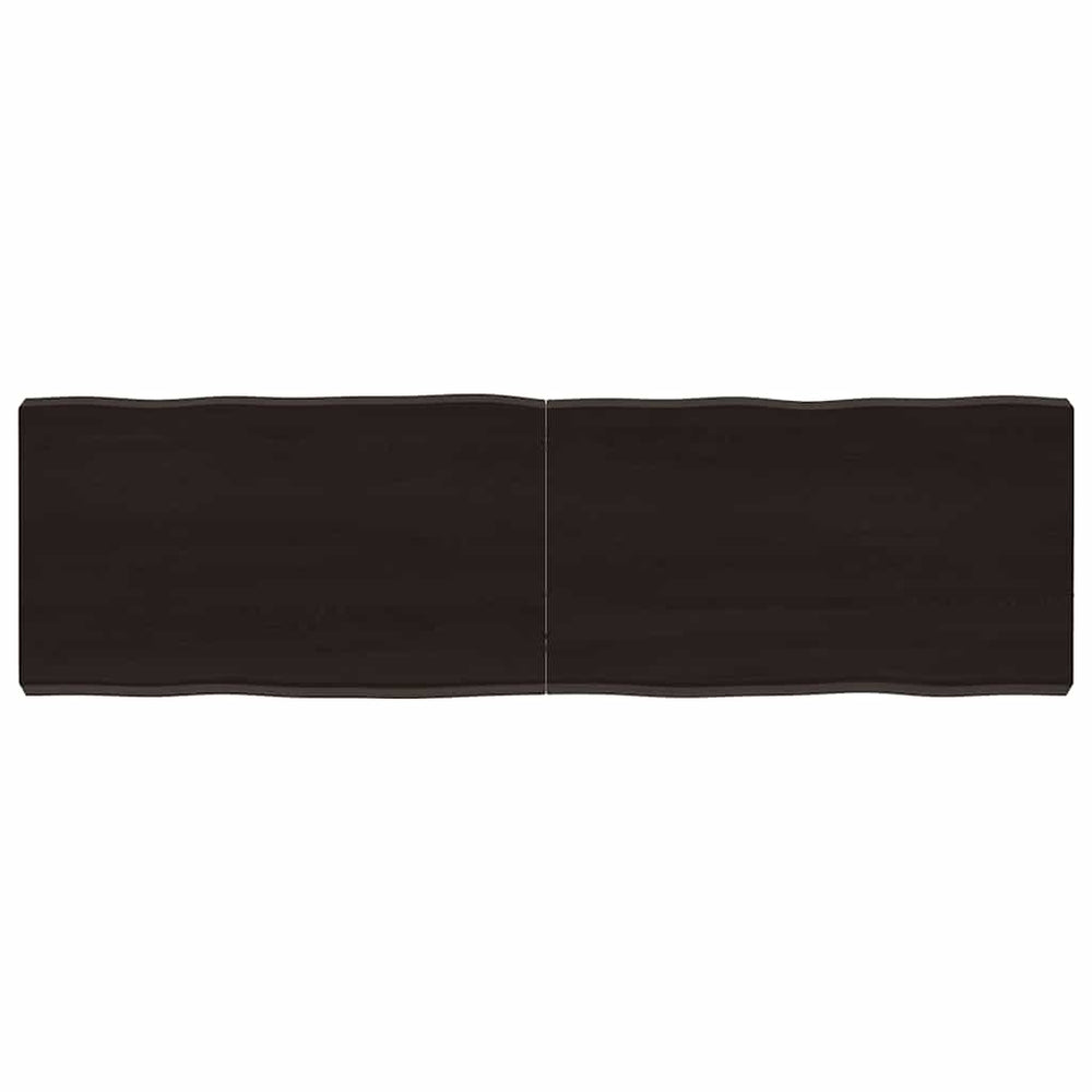 vidaXL Table Top 140x40x(2-6) cm Solid Wood Treated Live Edge