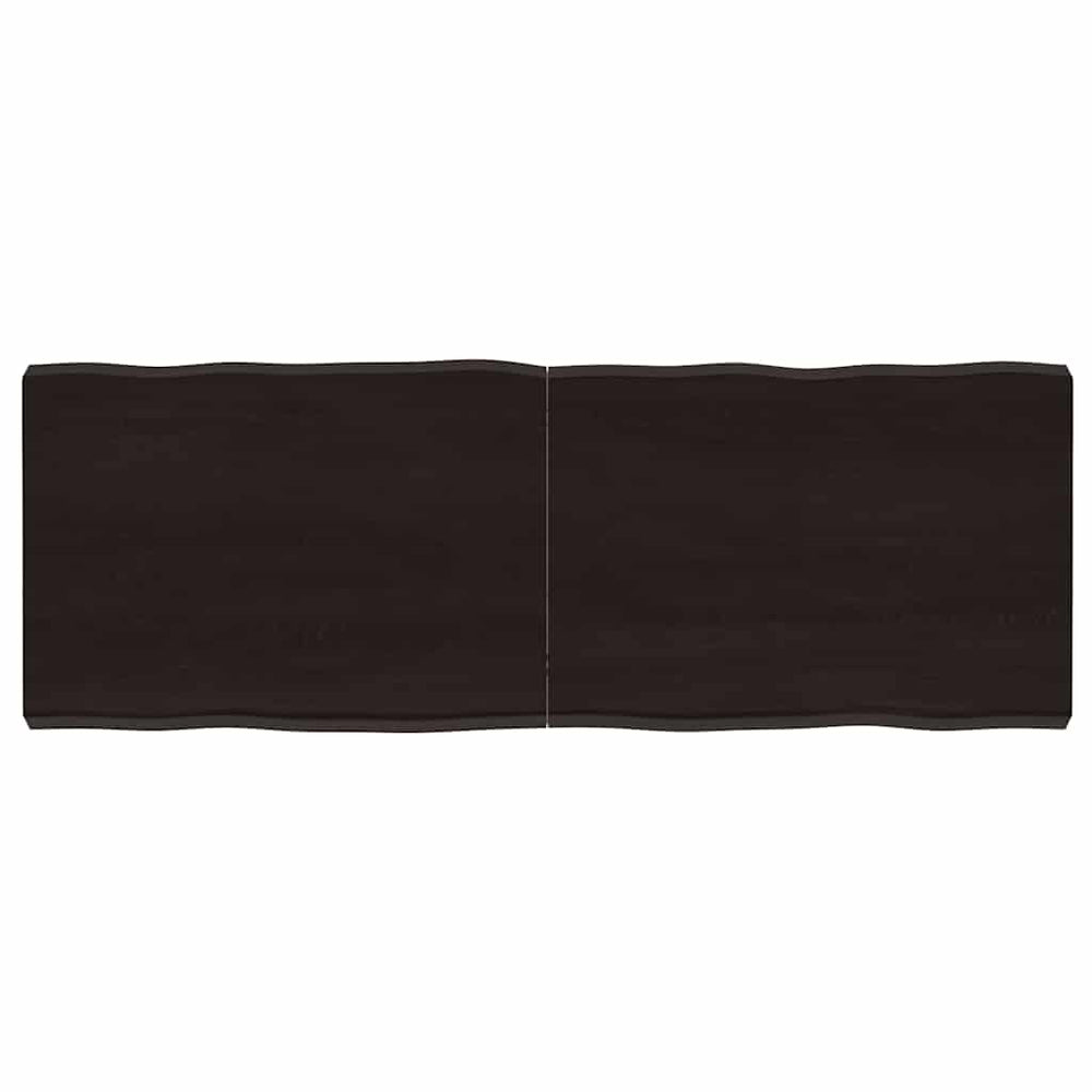 vidaXL Table Top 140x50x(2-6) cm Solid Wood Treated Live Edge