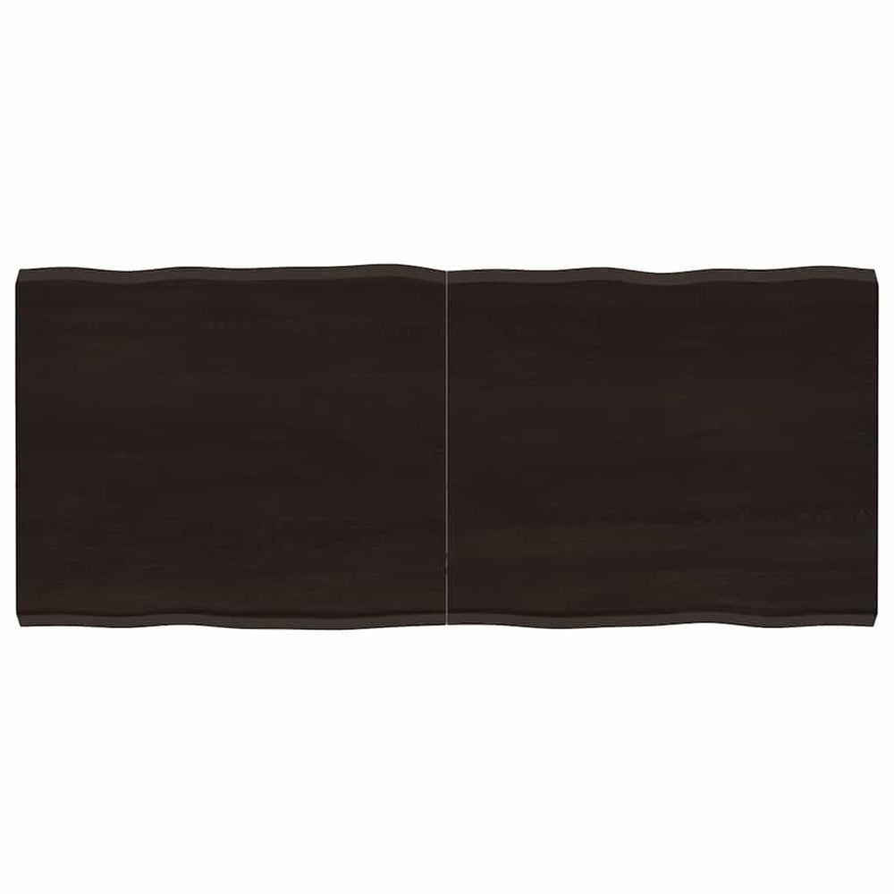 vidaXL Tabletop 140x60x(2-4) cm Solid Wood Treated Live Edge