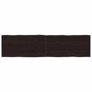 Massivholz Tischplatte 160x40 cm Baumkante