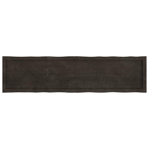 Massivholz Tischplatte 160x40 cm Baumkante