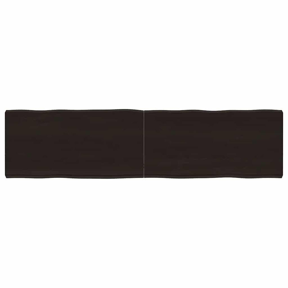 vidaXL Plateau de table 160x40x(2-6) cm Bois massif traité Bords naturels