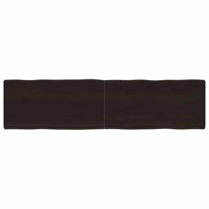 Massivholz Tischplatte 160x40 cm Baumkante