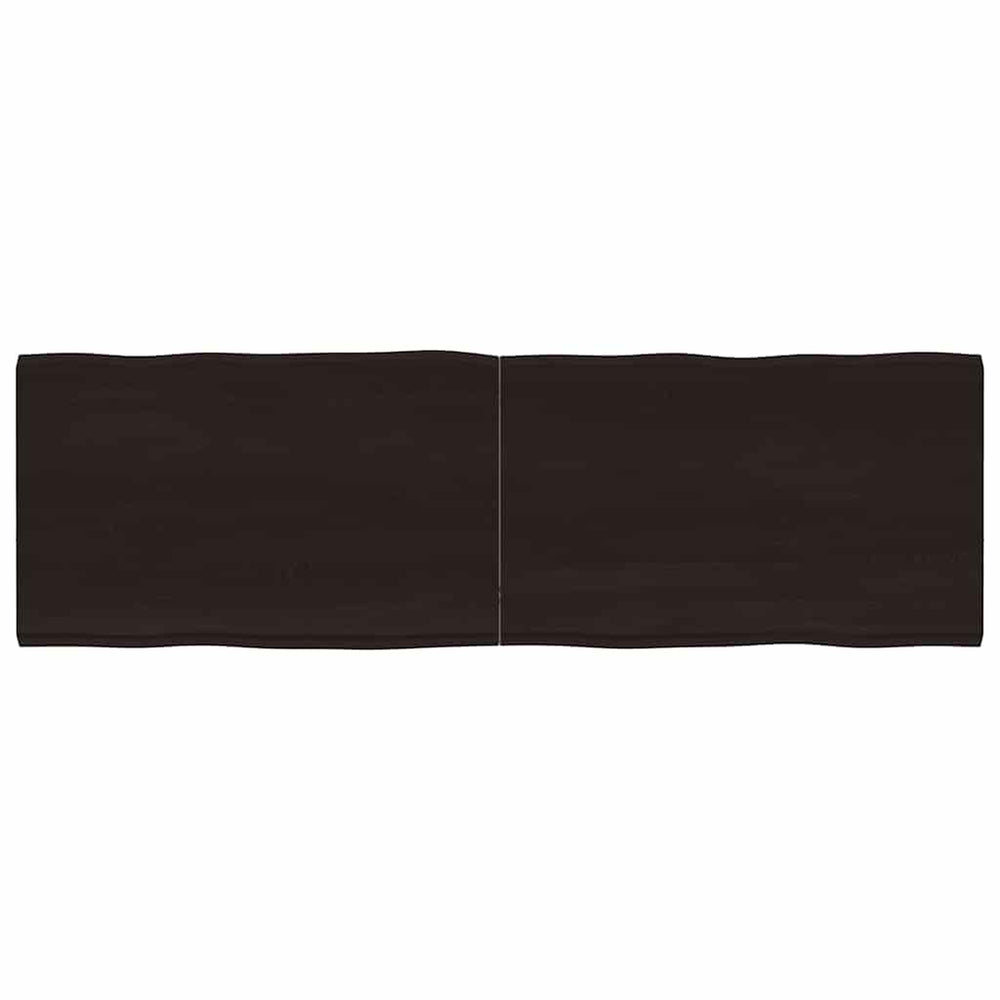 vidaXL Table Top 160x50x(2-4) cm Solid Wood Treated Live Edge