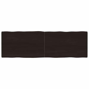 Massivholz Tischplatte 160x50 cm Baumkante