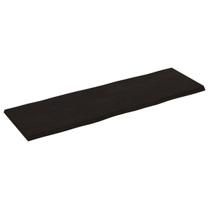 Massivholz Tischplatte 160x50 cm Baumkante