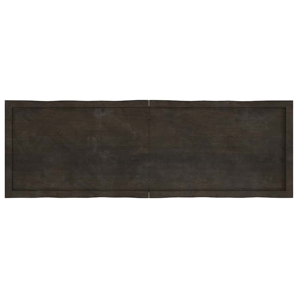Massivholz Tischplatte 160x50 cm Baumkante