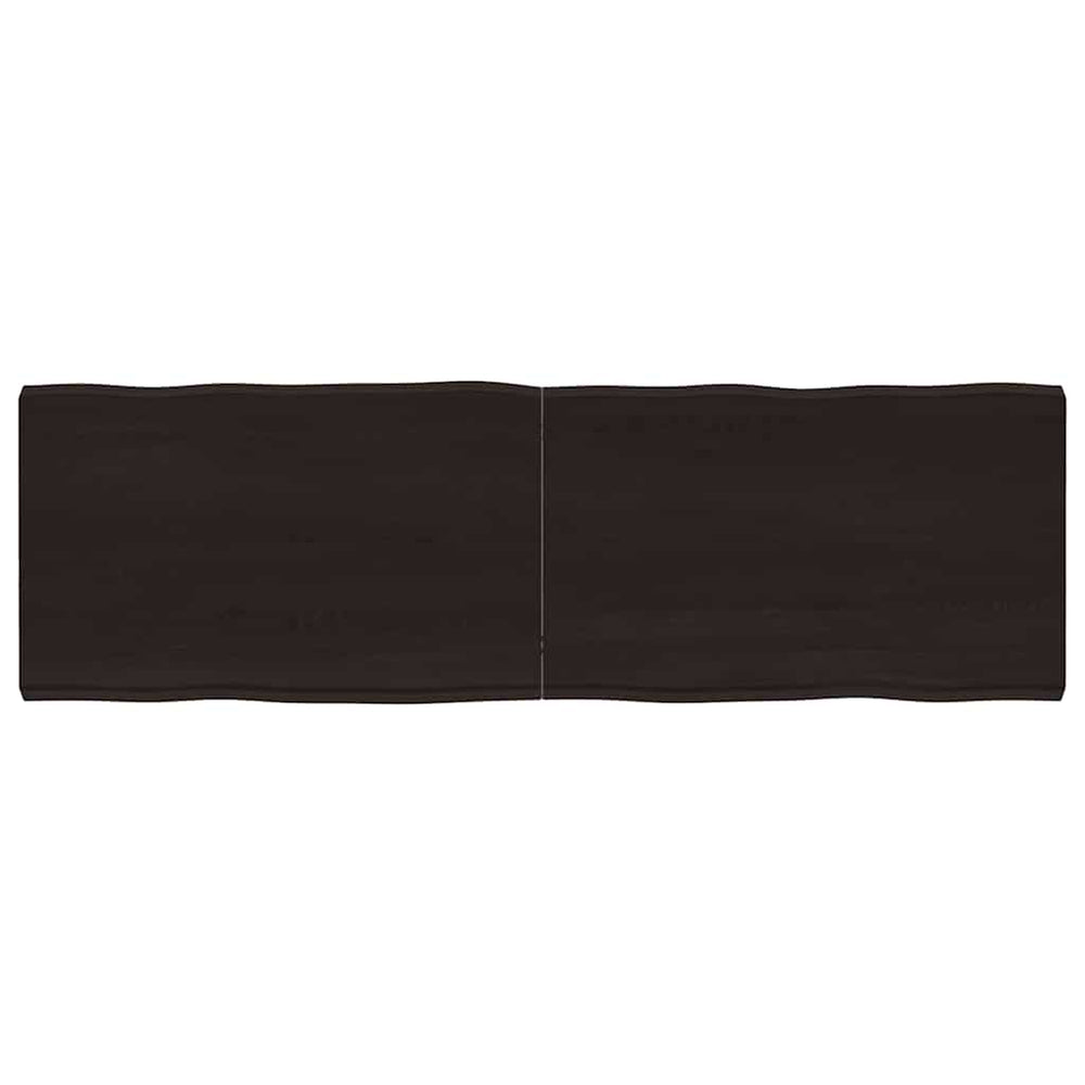 vidaXL Tabletop 160x50x(2-6) cm Solid Wood Treated Live Edge