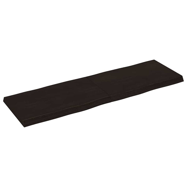 Massivholz Tischplatte 160x50 cm Baumkante