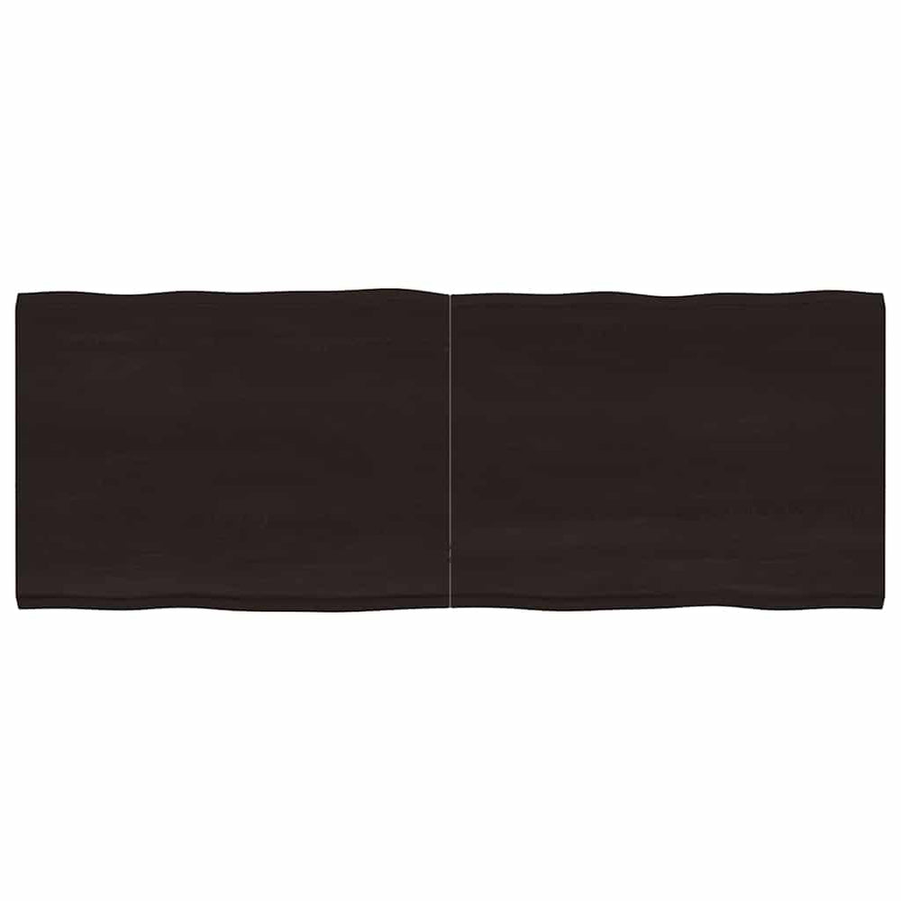 vidaXL Tabletop 160x60x(2-4) cm Solid Wood Treated Live Edge