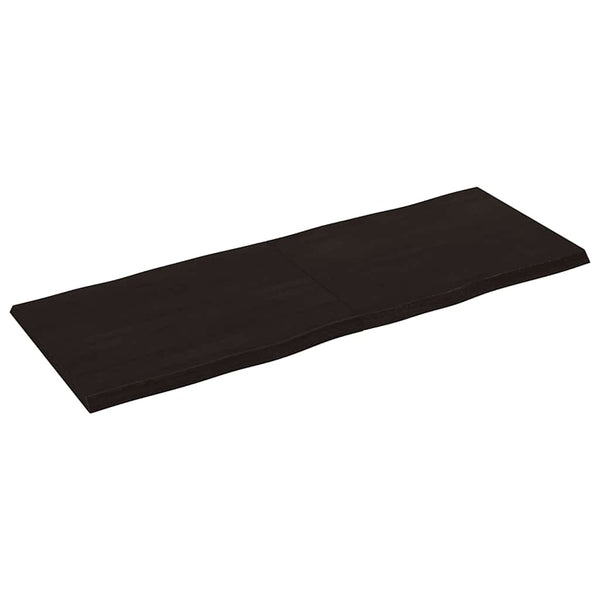 Massivholz Tischplatte 160x60 cm Baumkante