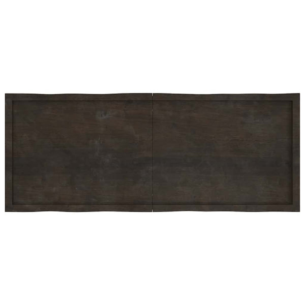 Massivholz Tischplatte 160x60 cm Baumkante