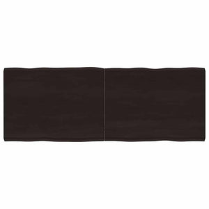 Massivholz Tischplatte 160x60 cm Baumkante
