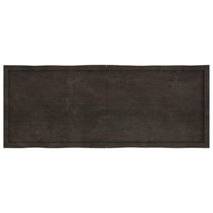 Massivholz Tischplatte 160x60 cm Baumkante