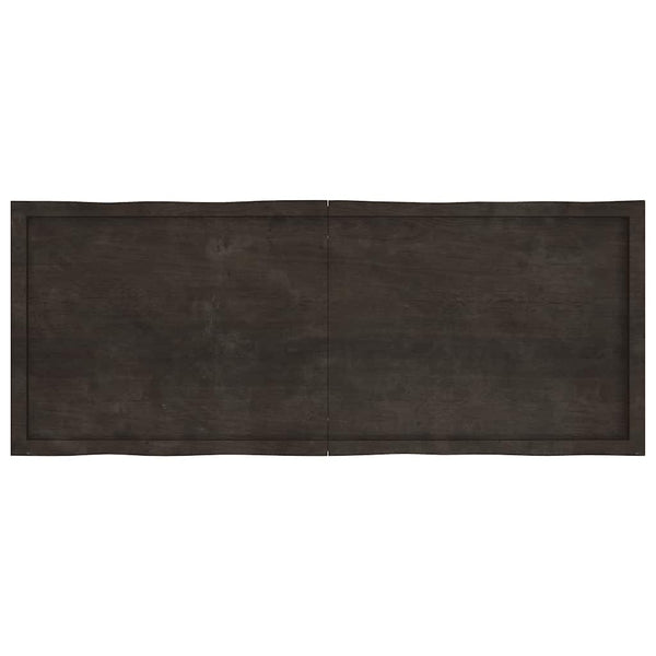 Massivholz Tischplatte 160x60 cm Baumkante