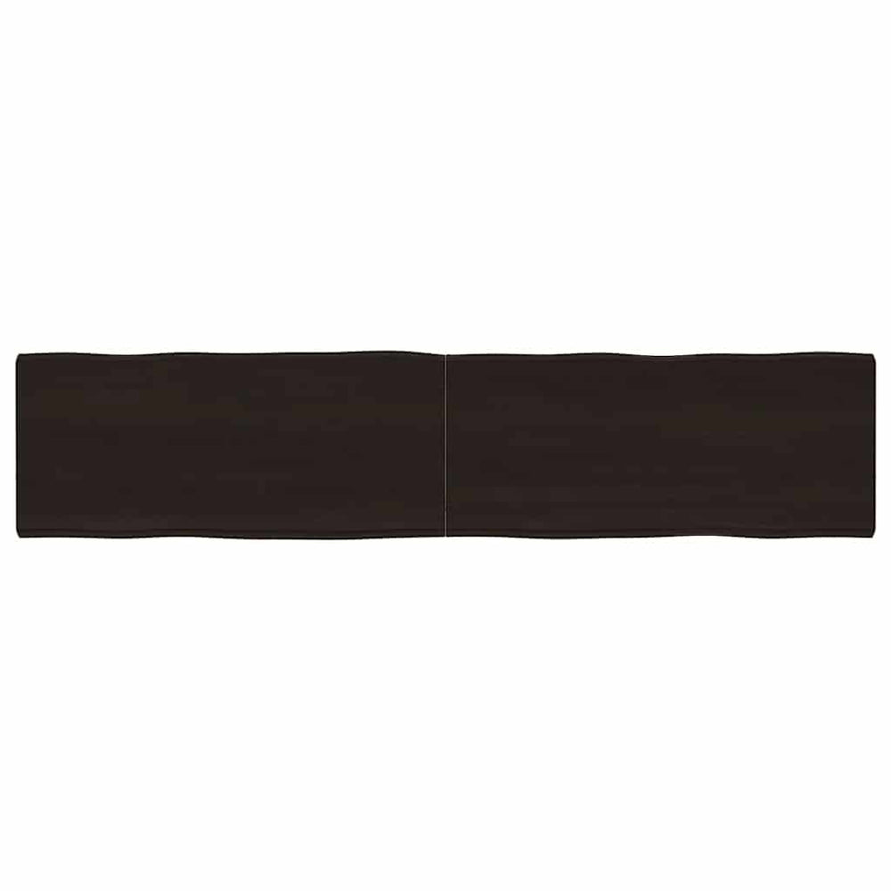 vidaXL Table Top 180x40x(2-4) cm Solid Wood Treated Live Edge