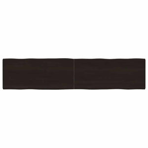 Massivholz Tischplatte Baumkante 180x40 cm