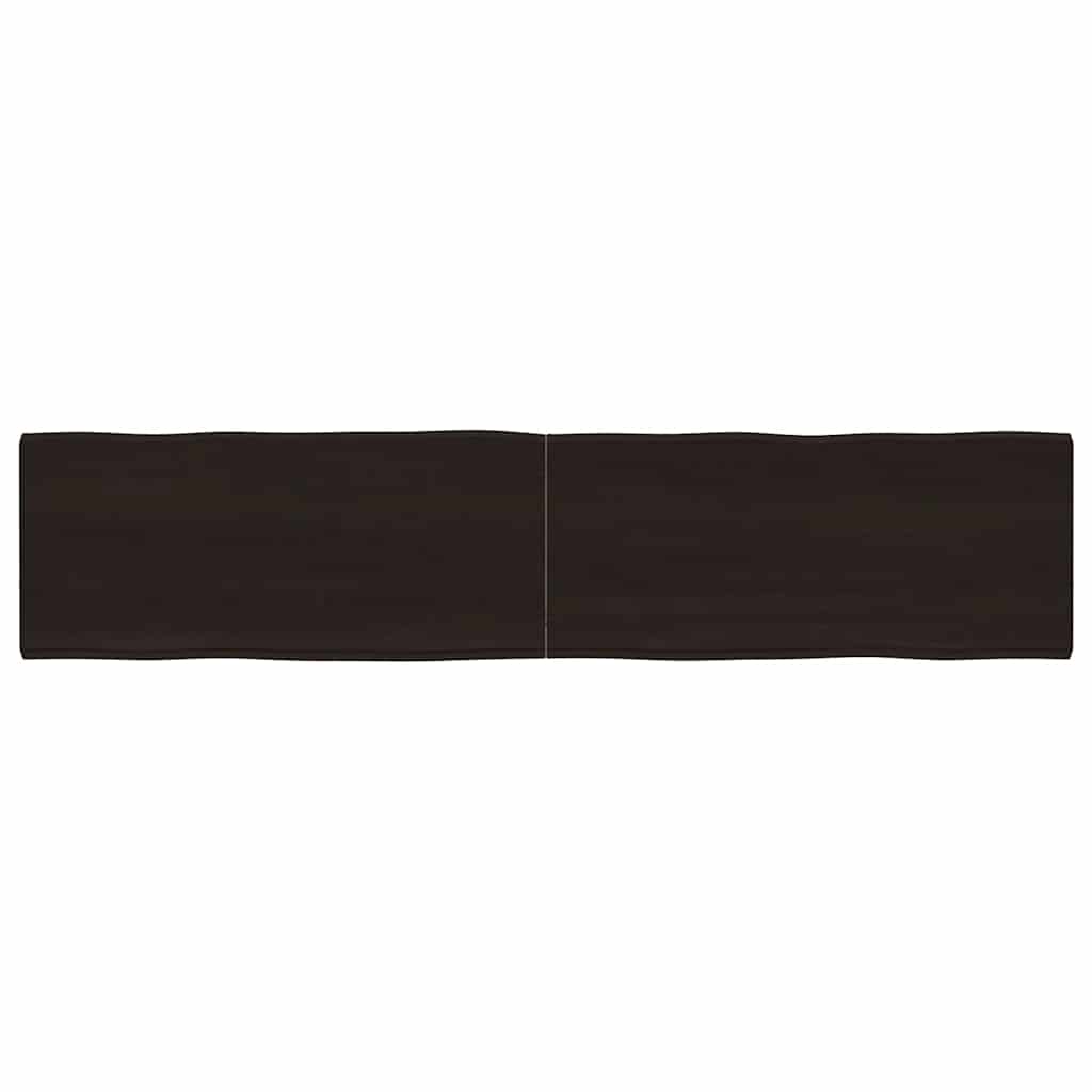 Massivholz Tischplatte Baumkante 180x40 cm