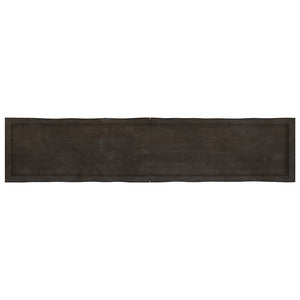 Massivholz Tischplatte Baumkante 180x40 cm