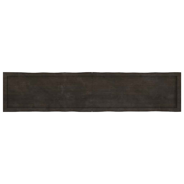 Massivholz Tischplatte Baumkante 180x40 cm