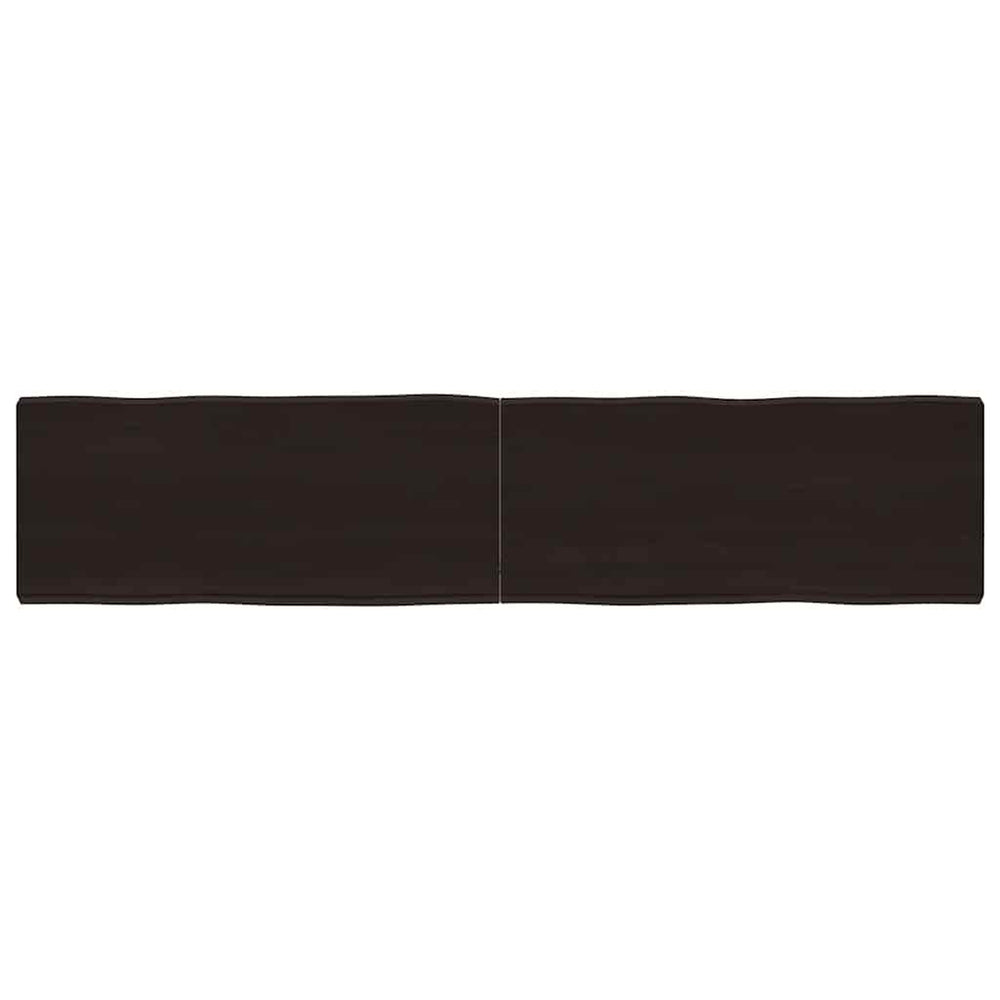 vidaXL Table Top 180x40x(2-6) cm Solid Wood Treated Live Edge