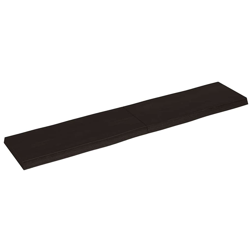 vidaXL Table Top 180x40x(2-6) cm Solid Wood Treated Live Edge