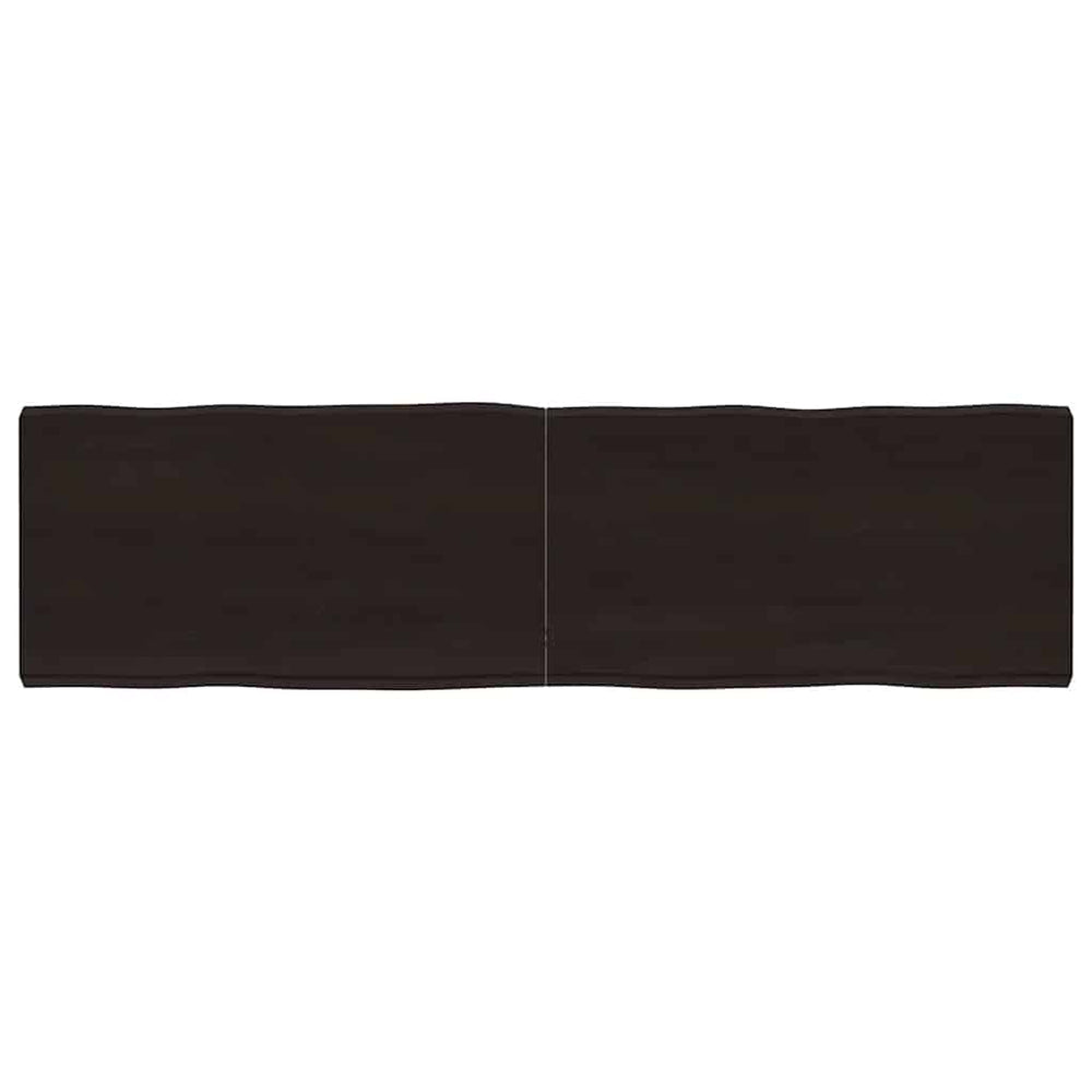 vidaXL Table Top 180x50x(2-6) cm Solid Wood Treated Live Edge