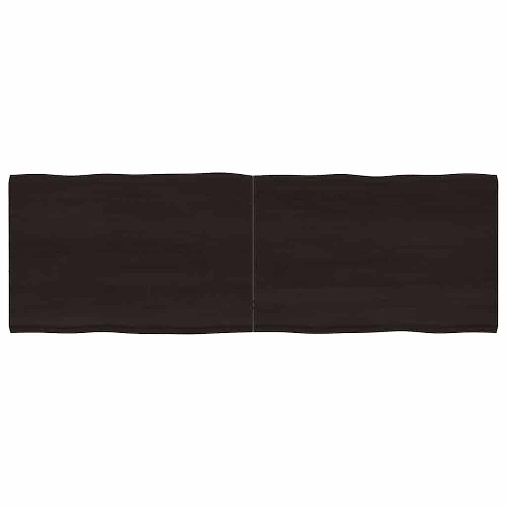 vidaXL Tabletop 180x60x(2-4) cm Solid Wood Treated Live Edge
