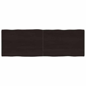 Massivholz Tischplatte 180x60 cm Baumkante
