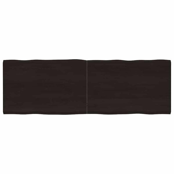 Massivholz Tischplatte 180x60 cm Baumkante