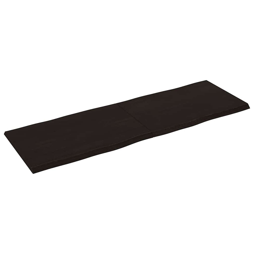 vidaXL Tabletop 180x60x(2-4) cm Solid Wood Treated Live Edge