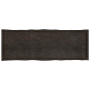 Massivholz Tischplatte 180x60 cm Baumkante