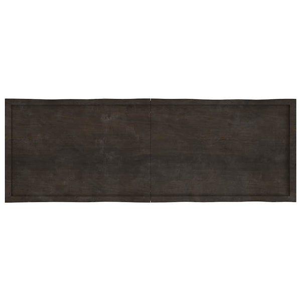 Massivholz Tischplatte 180x60 cm Baumkante