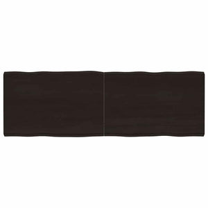 Massivholz Tischplatte 180x60 cm Baumkante