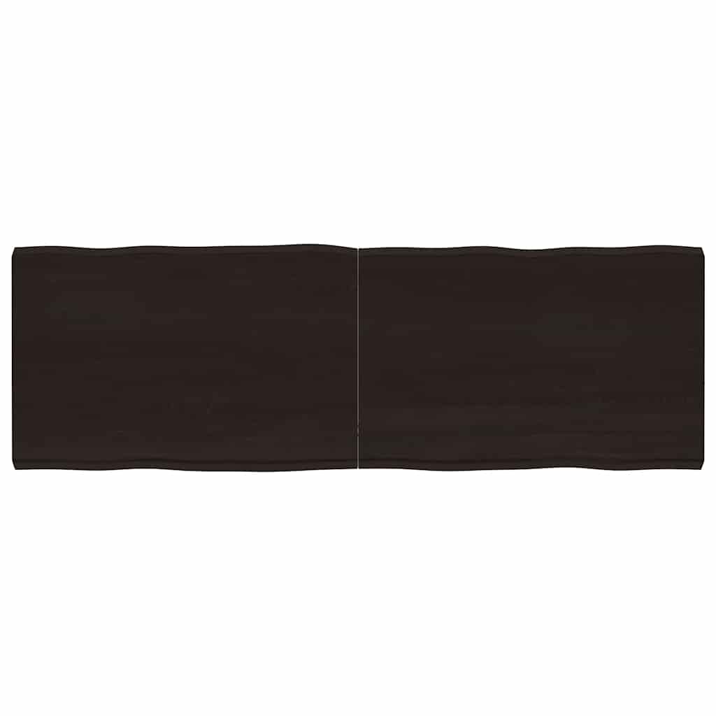 Massivholz Tischplatte 180x60 cm Baumkante