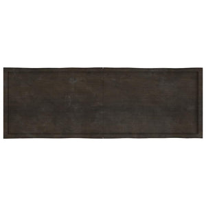 Massivholz Tischplatte 180x60 cm Baumkante