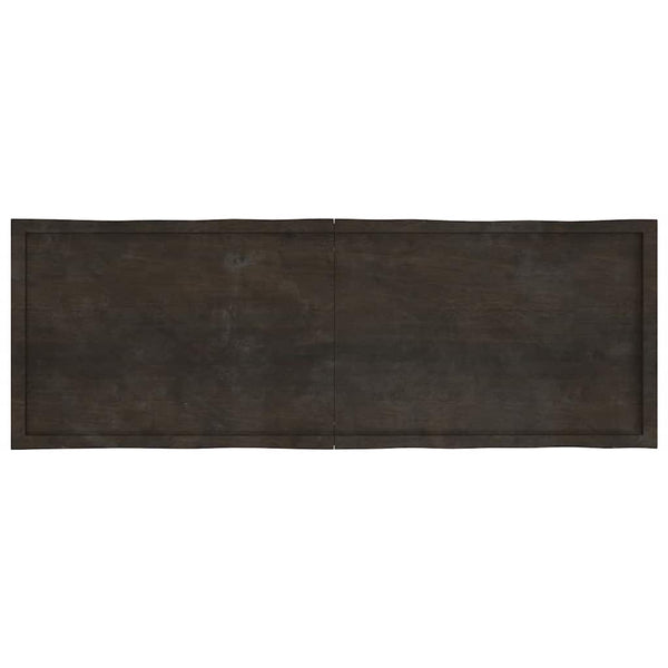 Massivholz Tischplatte 180x60 cm Baumkante