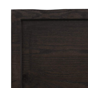 Massivholz Tischplatte 180x60 cm Baumkante
