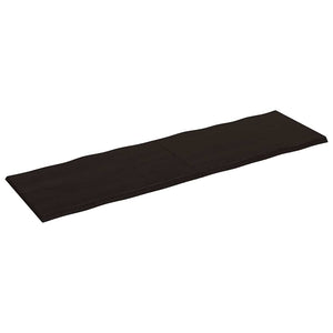 Massivholz Tischplatte 200x60 Baumkante