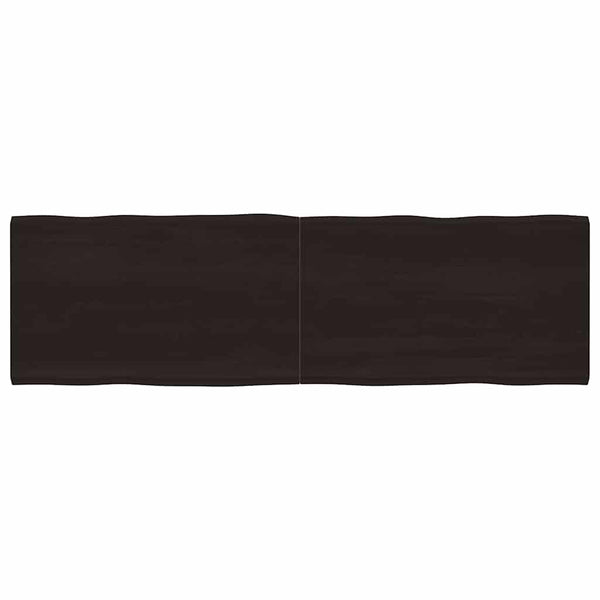 Massivholz Tischplatte 200x60 Baumkante