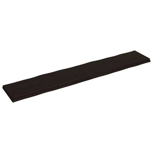 Massivholz Tischplatte 220 cm mit Baumkante