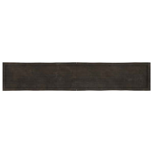 Massivholz Tischplatte 220 cm mit Baumkante