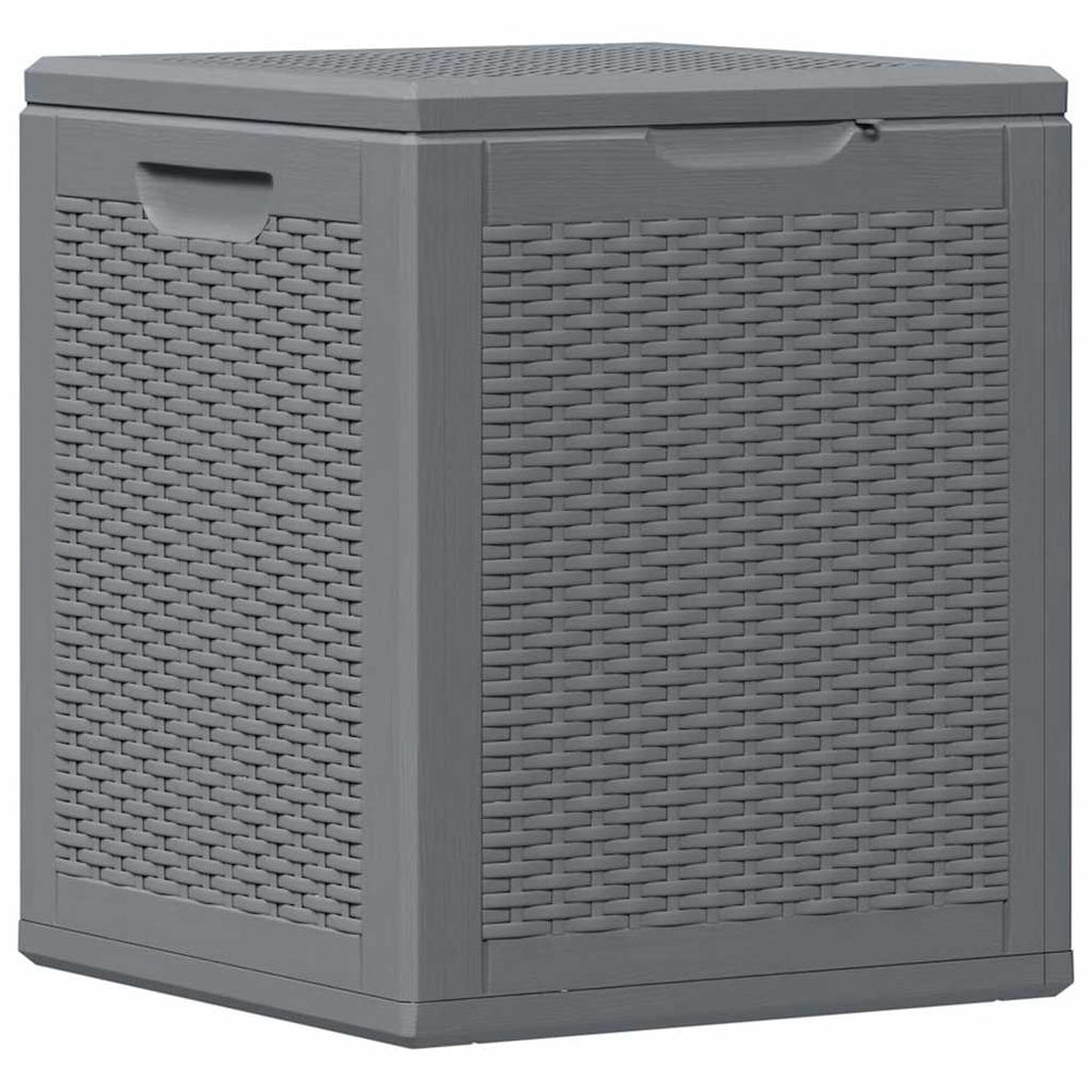 Gartenbox Grau Rattan 90 L