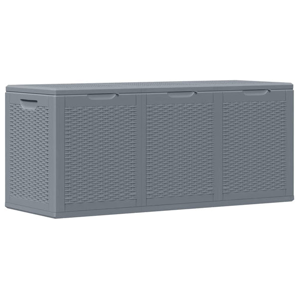 Gartenbox Grau Rattan 270 L