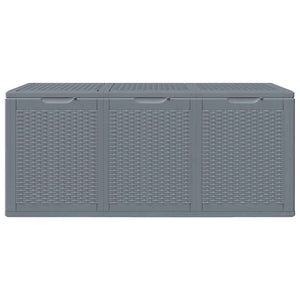 Gartenbox Grau Rattan 270 L
